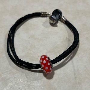 -Pandora DISNEY Minnie Dots charm